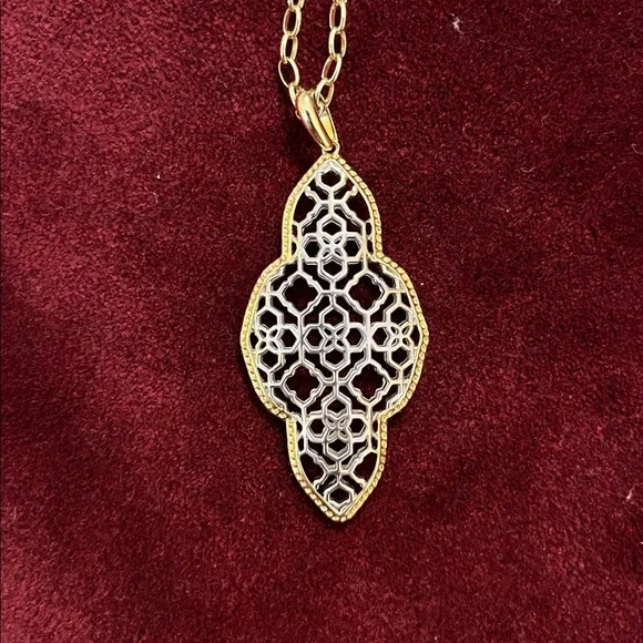 Kendra Scott Abbie long pendant NWT - Picture 11 of 13